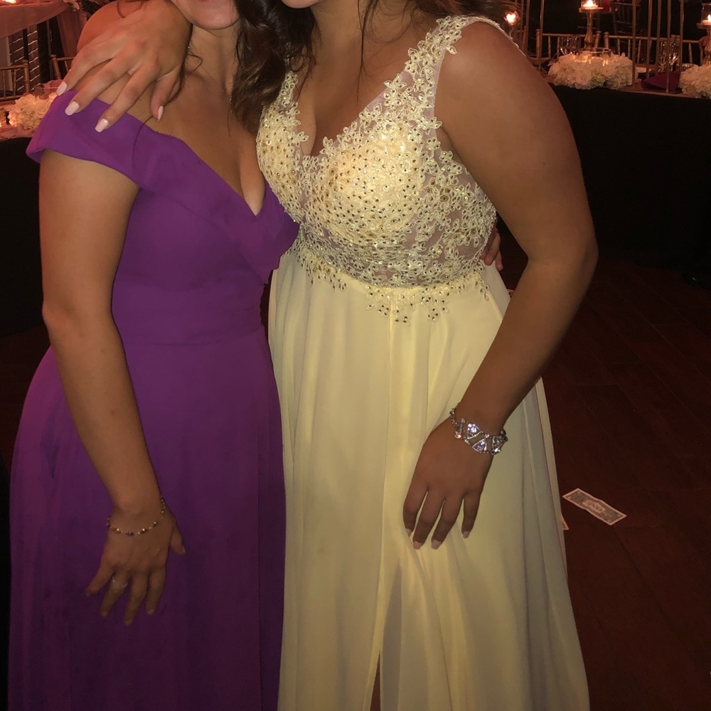 YELLOW PROM DRESS